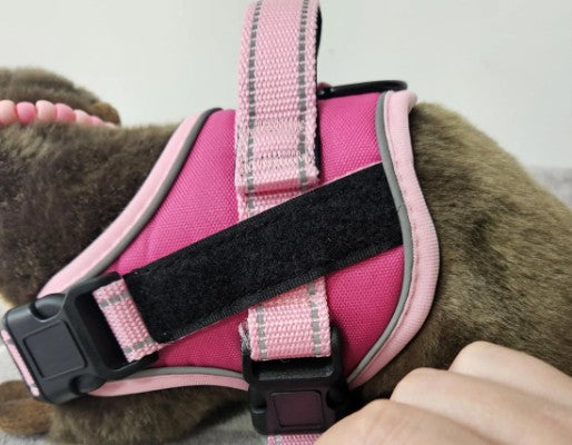 Emotional Support Stuffed Animal German Shephard with Harness